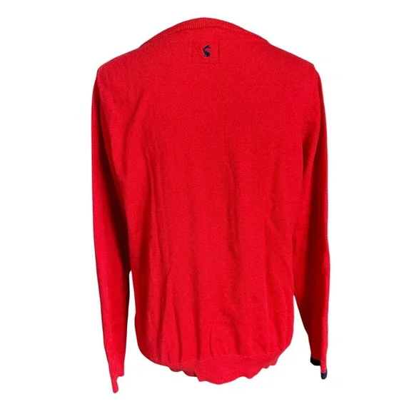 Joules Miranda Intarsia Sweater, Red w/Scottish Terrier Dog, Size 10, Whimsical - Picture 3 of 8